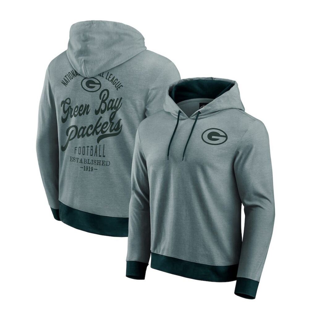 GreenBay Packers Darius Rucker Collection by Fanatics Tonal Knit Pullover Hoodie